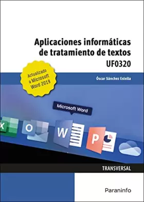 Couverture du produit · Aplicaciones informáticas de tratamiento de textos. Microsoft Word 2019