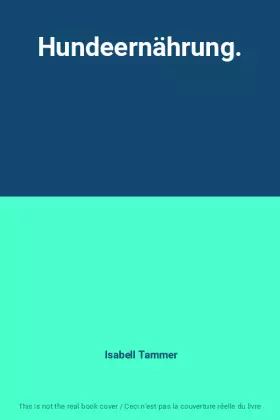 Couverture du produit · Hundeernährung.