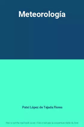 Couverture du produit · Meteorología