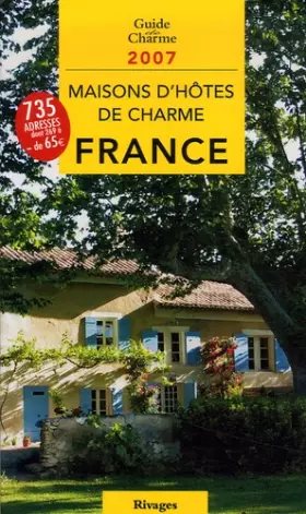 Couverture du produit · Maisons d'hôtes de charme en France: Bed and Breakfast à la française