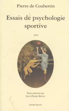 Couverture du produit · Essais de psychologie sportive, 1913