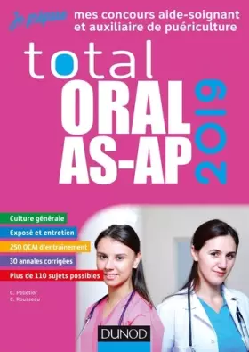 Couverture du produit · TOTAL ORAL AS-AP 2019 - Concours Aide-soignant et Auxiliaire de puériculture