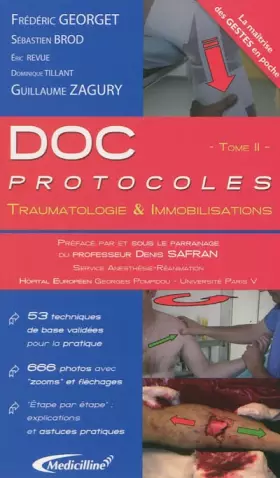 Couverture du produit · Traumatologie et immobilisations