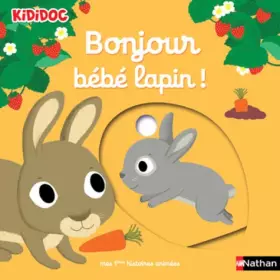 Couverture du produit · Bonjour bébé lapin ! livre animé kididoc - dès 1 an (04)