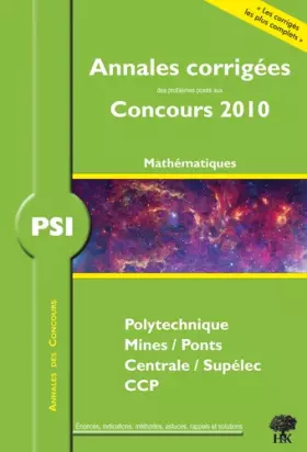 Couverture du produit · PSI Mathématiques 2010