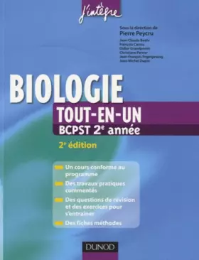 Couverture du produit · Biologie tout-en-un 2e année BCPST - Cours, TP, exercices, fiches méthodes