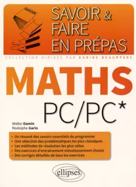 Couverture du produit · Savoir & Faire en Prépas Maths PC/PC*
