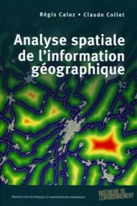 Couverture du produit · Analyse spatiale de l'information géographique