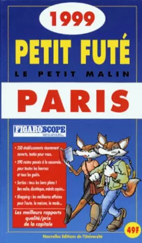 Couverture du produit · Petit Fûté Paris : Edition 1999