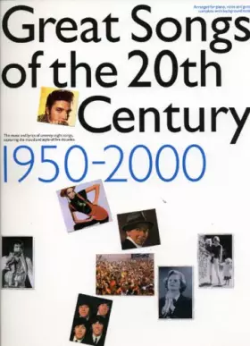 Couverture du produit · Great Songs Of The 20Th Century 1950-2000 Pvg