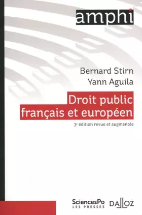 Couverture du produit · Droit public français et européen. 3e éd.