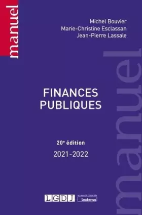 Couverture du produit · Finances publiques (2021)