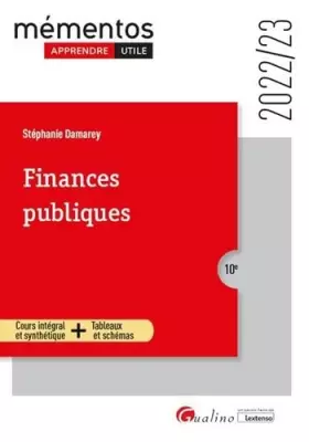 Couverture du produit · Finances publiques: Élaboration - Exécution - Contrôle (2022-2023)