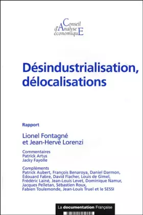 Couverture du produit · Désindustrialisation, délocalisations (Rapport du CAE n.55)