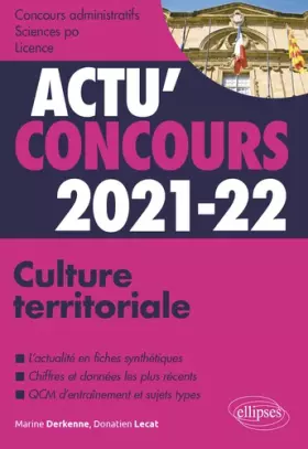 Couverture du produit · Culture territoriale 2021-2022 - Cours et QCM