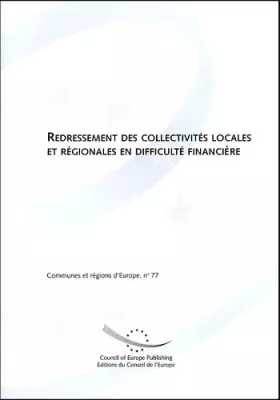 Couverture du produit · Redressement Des Collectivites Locales Et Regionales En Difficulte Financiere