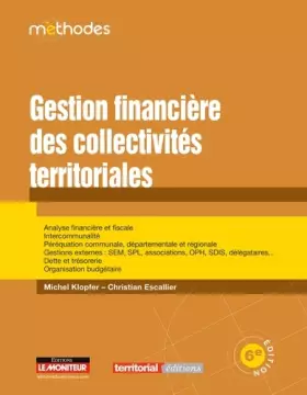 Couverture du produit · Gestion financière des collectivités territoriales