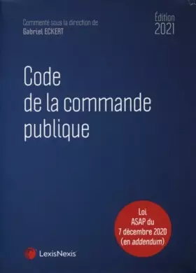 Couverture du produit · Code de la commande publique 2021