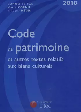 Couverture du produit · Code du Patrimoine