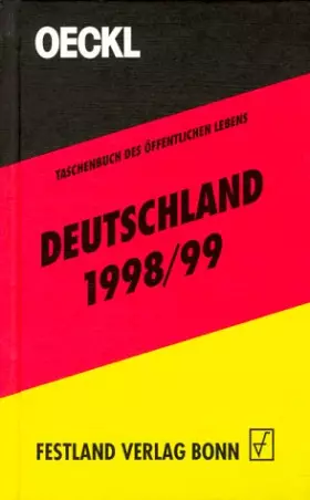 Couverture du produit · Taschenbuch des Öffentlichen Lebens Deutschland 1998/99