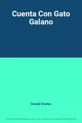 Couverture du produit · Cuenta Con Gato Galano