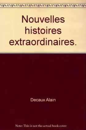 Couverture du produit · Nouvelles histoires extraordinaires.