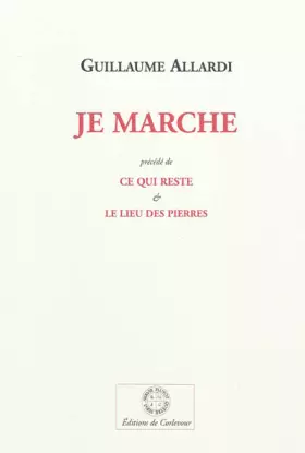 Couverture du produit · Je marche
