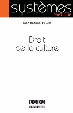 Couverture du produit · Droit de la culture