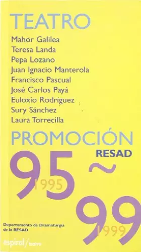 Couverture du produit · Teatro. Promoción RESAD 1995-1999