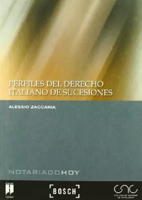 Couverture du produit · Perfiles del Derecho italiano de sucesiones: Colección Notariado Hoy