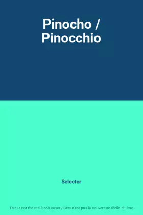 Couverture du produit · Pinocho / Pinocchio