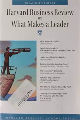 Couverture du produit · Harvard Business Review on What Makes a Leader