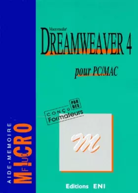 Couverture du produit · Dreamweaver 4 (PC/mac)