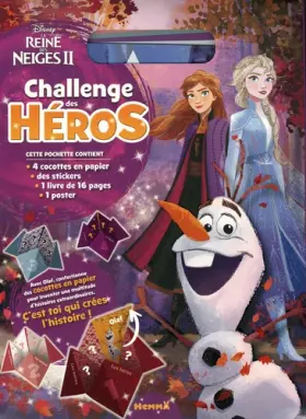 Couverture du produit · Disney La Reine des Neiges 2 - Challenge des héros - Pochette - Activités de jeux et pliages - Dès 6 ans