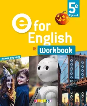Couverture du produit · E for English 5e (éd.2017) - Workbook - version papier