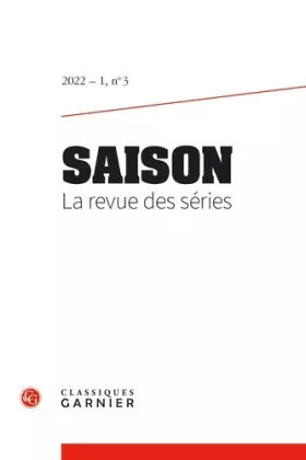 Couverture du produit · Saison. La revue des séries (2022) (2022 - 1, n° 3)