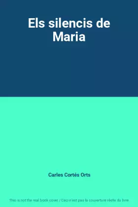 Couverture du produit · Els silencis de Maria