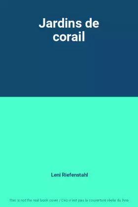 Couverture du produit · Jardins de corail