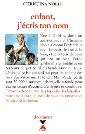 Couverture du produit · Enfant, j'écris ton nom : Document