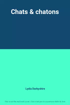 Couverture du produit · Chats & chatons