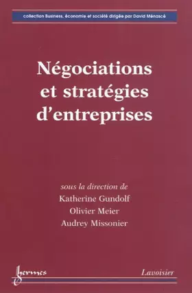 Couverture du produit · Négociations et stratégies d'entreprises