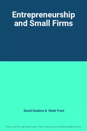 Couverture du produit · Entrepreneurship and Small Firms