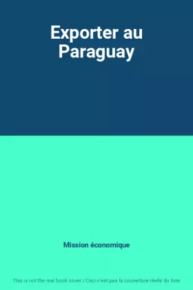 Couverture du produit · Exporter au Paraguay