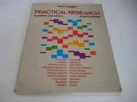 Couverture du produit · Practical Research: Planning and Design