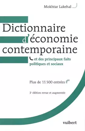 Couverture du produit · Dictionnaire d'économie contemporaine et des principaux faits politiques et sociaux. 3ème édition