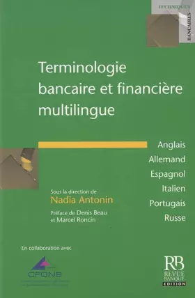 Couverture du produit · Terminologie bancaire et financière multilingue: Anglais - Allemand - Espagnol - Italien - Portugais - Russe