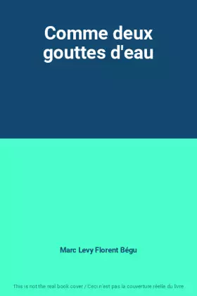 Couverture du produit · Comme deux gouttes d'eau