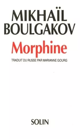 Couverture du produit · Morphine