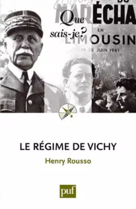 Couverture du produit · Le régime de Vichy