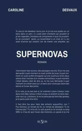 Couverture du produit · Supernovas